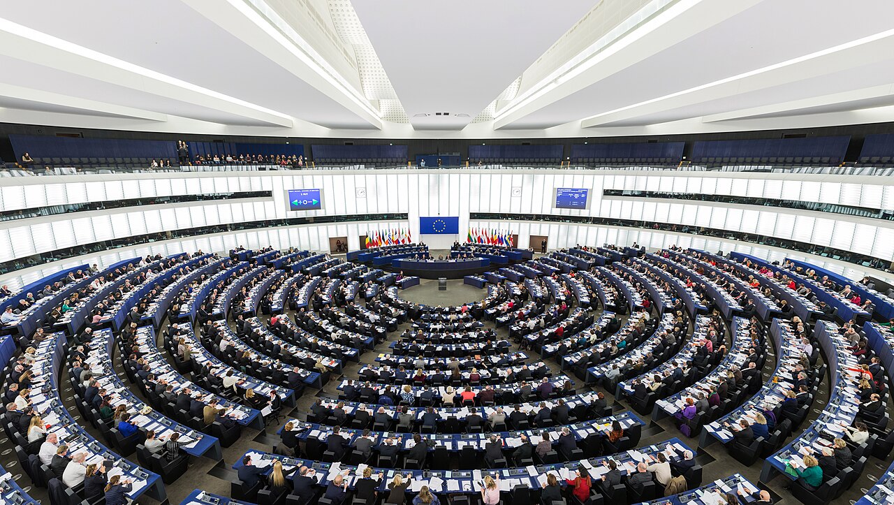 Европейският парламент. Снимката е от хранилище и не показва самото събитие.